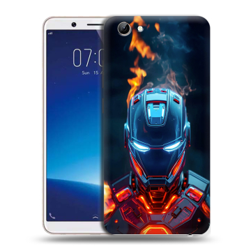 Силиконовый чехол на Vivo Y71 с принтом IronMan Железный человек Силиконовый чехол на Vivo Y71 с принтом IronMan Железный человек