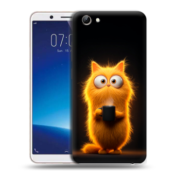 Силиконовый чехол на Vivo Y71 с принтом Смешной кот Силиконовый чехол на Vivo Y71 с принтом Смешной кот