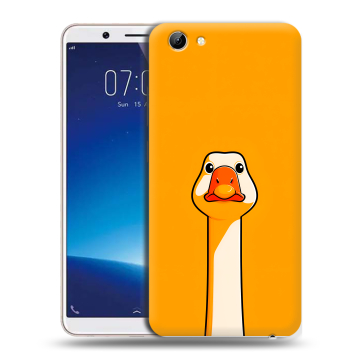 Силиконовый чехол на Vivo Y71 с принтом Смешная утка