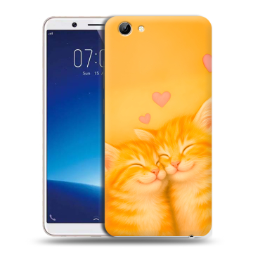 Силиконовый чехол на Vivo Y71 с принтом Милые котята Силиконовый чехол на Vivo Y71 с принтом Милые котята