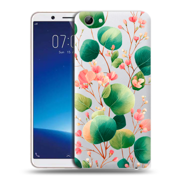 Силиконовый чехол на Vivo Y71 с принтом женский