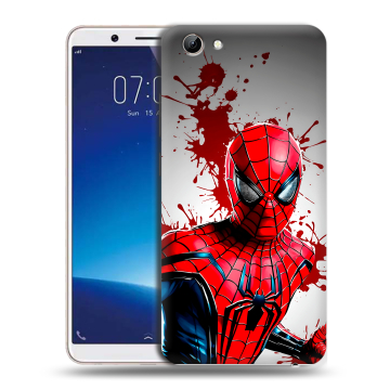 Силиконовый чехол на Vivo Y71 с принтом Spiderman Человек паук Силиконовый чехол на Vivo Y71 с принтом Spiderman Человек паук