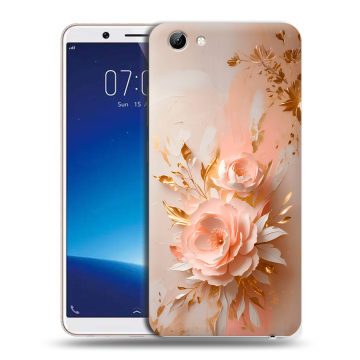 Силиконовый чехол на Vivo Y71 с принтом женский