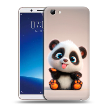 Силиконовый чехол на Vivo Y71 с принтом милая панда Силиконовый чехол на Vivo Y71 с принтом милая панда