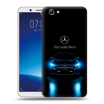 Силиконовый чехол на Vivo Y71 с принтом Mercedes Мерседес