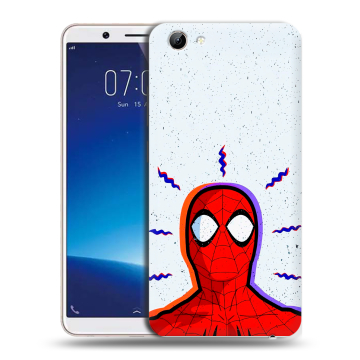 Силиконовый чехол на Vivo Y71 с принтом Spiderman Человек паук