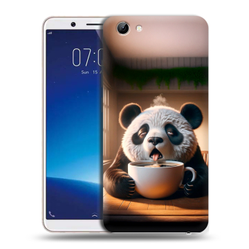 Силиконовый чехол на Vivo Y71 с принтом смешная панда Силиконовый чехол на Vivo Y71 с принтом смешная панда