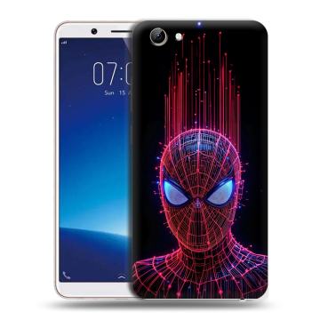 Силиконовый чехол на Vivo Y71 с принтом Spiderman Человек паук Силиконовый чехол на Vivo Y71 с принтом Spiderman Человек паук