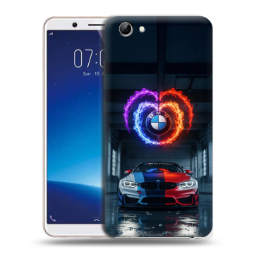 Силиконовый чехол на Vivo Y71 с принтом BMW БМВ Силиконовый чехол на Vivo Y71 с принтом BMW БМВ