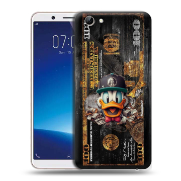 Силиконовый чехол на Vivo Y71 с принтом Дональд Дак Доллар Силиконовый чехол на Vivo Y71 с принтом Дональд Дак Доллар
