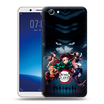 Силиконовый чехол на Vivo Y71 с принтом Demon Slayer Клинок рассекающий демонов Силиконовый чехол на Vivo Y71 с принтом Demon Slayer Клинок рассекающий демонов