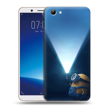 Силиконовый чехол на Vivo Y71 с принтом Миньоны Силиконовый чехол на Vivo Y71 с принтом Миньоны