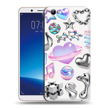 Силиконовый чехол на Vivo Y71 с принтом Y2K Силиконовый чехол на Vivo Y71 с принтом Y2K
