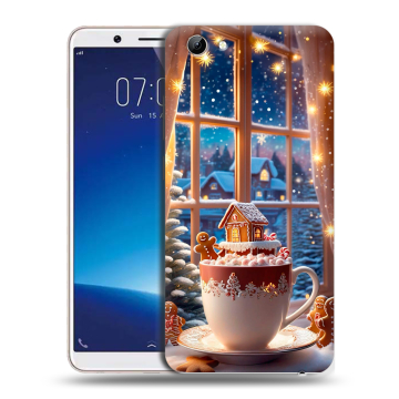 Силиконовый чехол на Vivo Y71 с принтом Новый год
