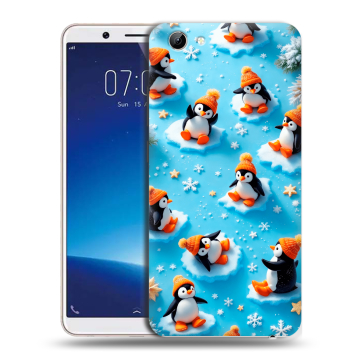 Силиконовый чехол на Vivo Y71 с принтом Новый год