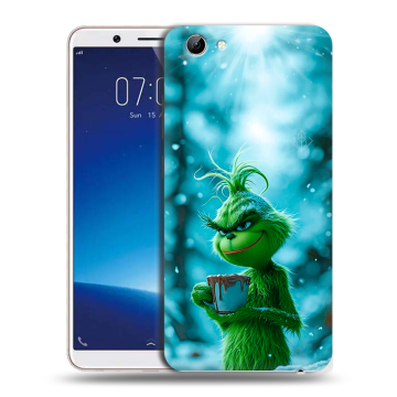 Силиконовый чехол на Vivo Y71 с принтом Новый год гринч