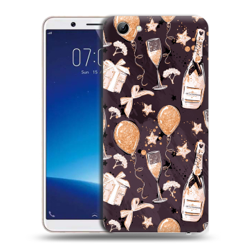 Силиконовый чехол на Vivo Y71 с принтом Новый год
