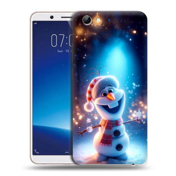 Силиконовый чехол на Vivo Y71 с принтом Новый год