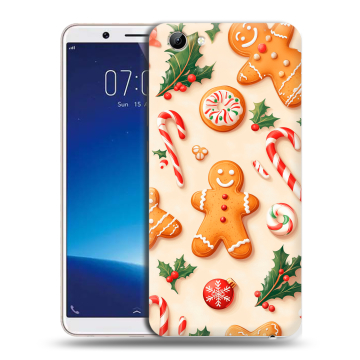 Силиконовый чехол на Vivo Y71 с принтом Новый год