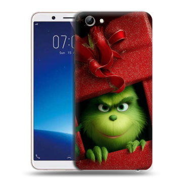 Силиконовый чехол на Vivo Y71 с принтом Новый год