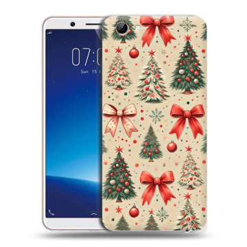 Силиконовый чехол на Vivo Y71 с принтом Новый год