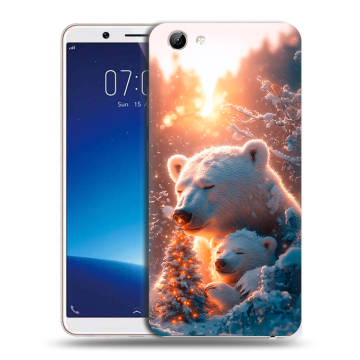 Силиконовый чехол на Vivo Y71 с принтом Новый год Силиконовый чехол на Vivo Y71 с принтом Новый год