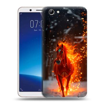 Силиконовый чехол на Vivo Y71 с принтом Новый год Силиконовый чехол на Vivo Y71 с принтом Новый год