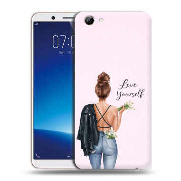 Силиконовый чехол на Vivo Y71 с принтом женский Силиконовый чехол на Vivo Y71 с принтом женский