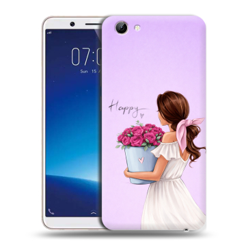 Силиконовый чехол на Vivo Y71 с принтом женский Силиконовый чехол на Vivo Y71 с принтом женский