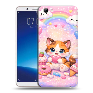 Силиконовый чехол на Vivo Y71 с принтом для девочек Силиконовый чехол на Vivo Y71 с принтом для девочек