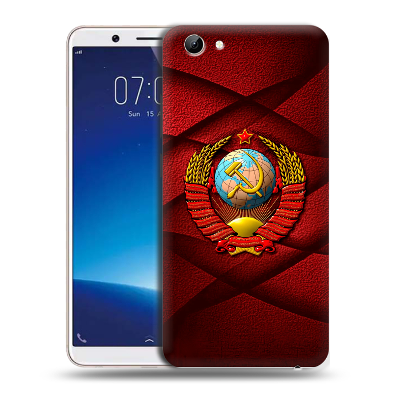 Пластиковый чехол на Vivo Y71 с принтом Герб СССР Пластиковый чехол на Vivo Y71 с принтом Герб СССР