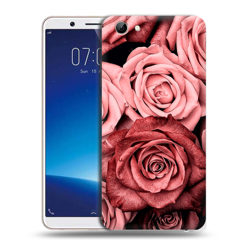 Силиконовый чехол на Vivo Y71 с принтом Цветы розы Силиконовый чехол на Vivo Y71 с принтом Цветы розы