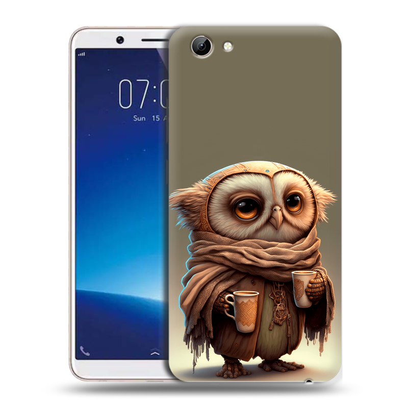 Силиконовый чехол на Vivo Y71 с принтом Сова Силиконовый чехол на Vivo Y71 с принтом Сова