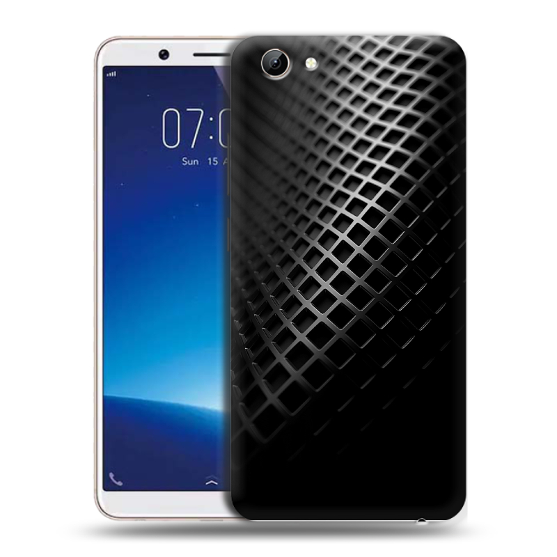 Пластиковый чехол на Vivo Y71 с принтом Текстура металла Пластиковый чехол на Vivo Y71 с принтом Текстура металла