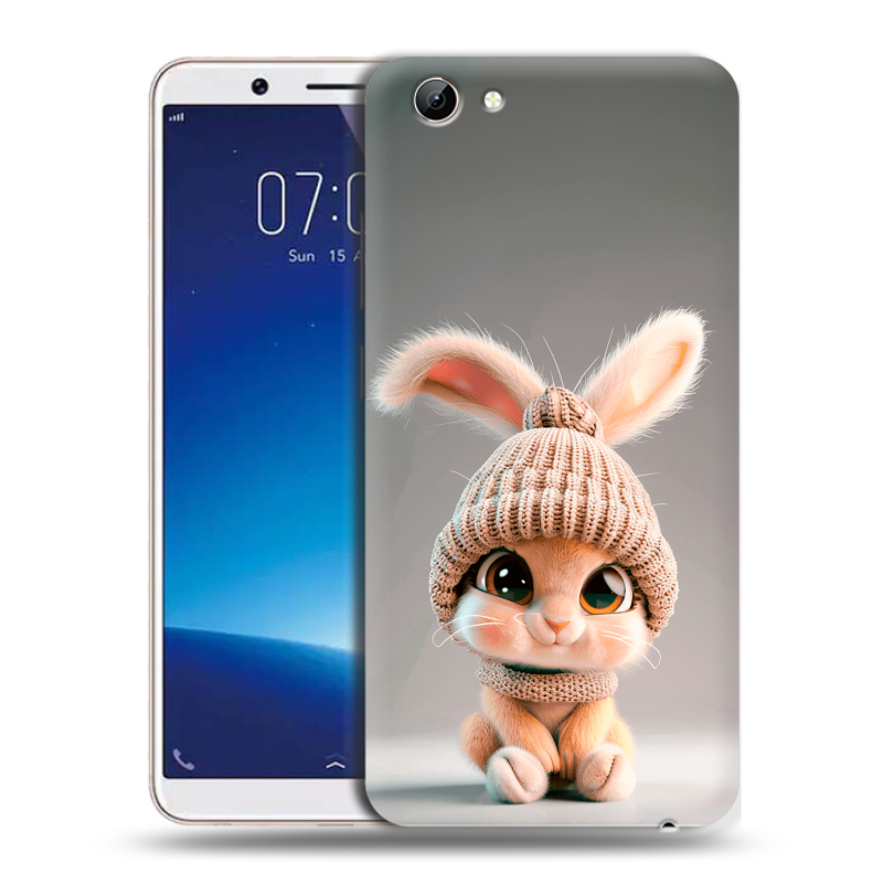 Силиконовый чехол на Vivo Y71 с принтом Кролик Силиконовый чехол на Vivo Y71 с принтом Кролик