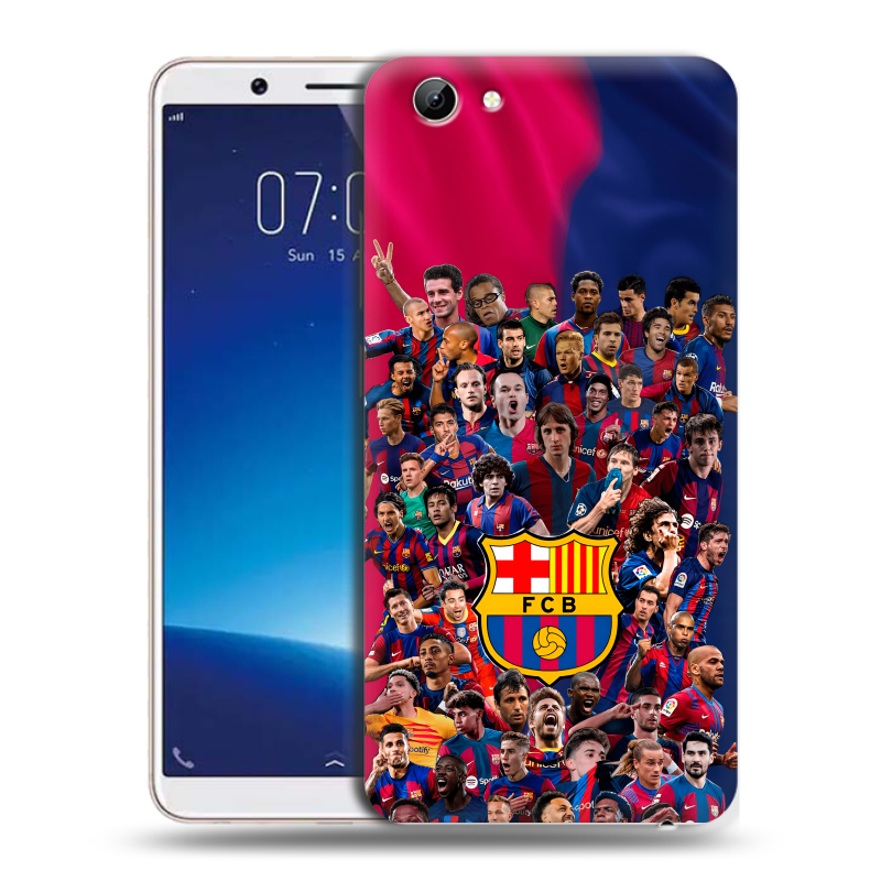 Силиконовый чехол на Vivo Y71 с принтом Барселона Barcelona Силиконовый чехол на Vivo Y71 с принтом Барселона Barcelona
