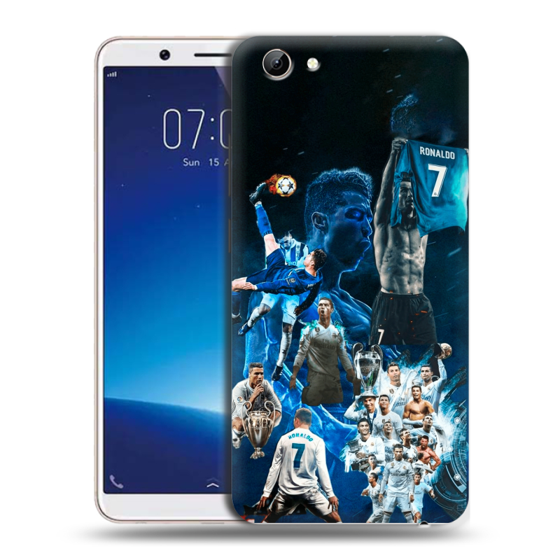 Силиконовый чехол на Vivo Y71 с принтом Реал Роналдо Силиконовый чехол на Vivo Y71 с принтом Реал Роналдо