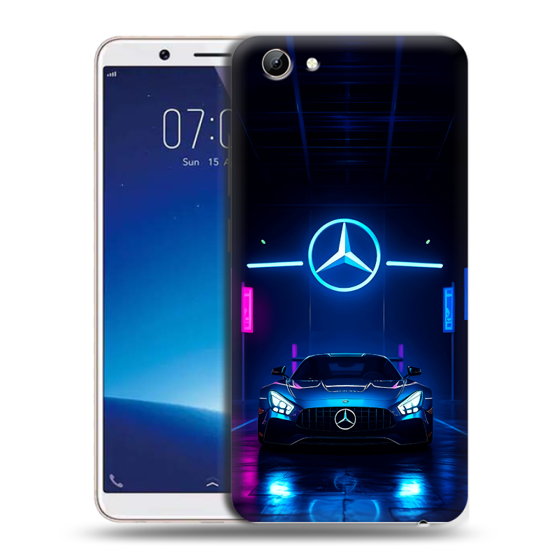 Силиконовый чехол на Vivo Y71 с принтом Mercedes Мерседес Силиконовый чехол на Vivo Y71 с принтом Mercedes Мерседес