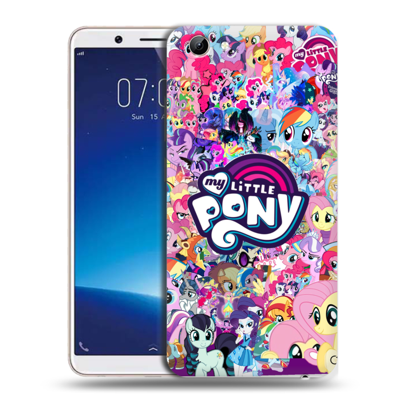 Силиконовый чехол на Vivo Y71 с принтом My little pony Дружба чудо Силиконовый чехол на Vivo Y71 с принтом My little pony Дружба чудо