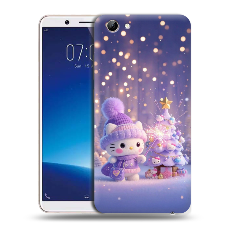 Силиконовый чехол на Vivo Y71 с принтом Новый год Силиконовый чехол на Vivo Y71 с принтом Новый год