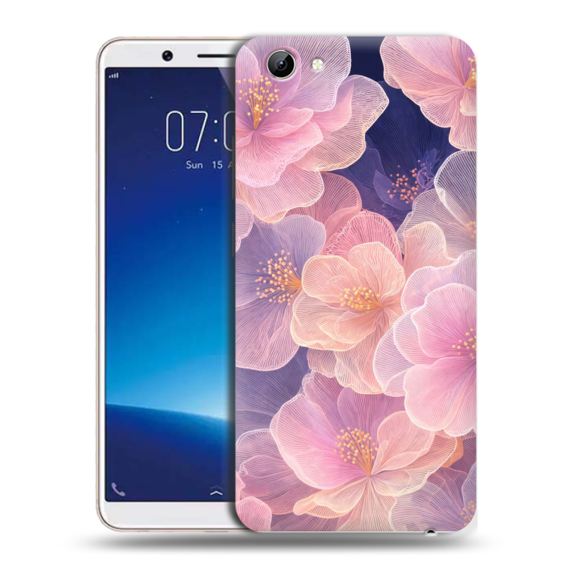 Силиконовый чехол на Vivo Y71 с принтом женский Силиконовый чехол на Vivo Y71 с принтом женский