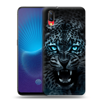 Пластиковый чехол на Vivo NEX с принтом Темный леопард
