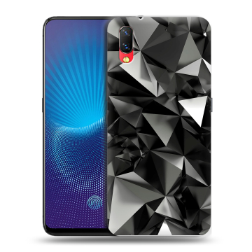 Пластиковый чехол на Vivo NEX с принтом Черные кристаллы