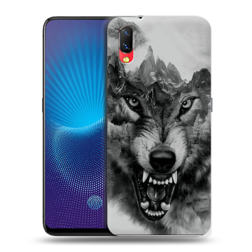 Пластиковый чехол на Vivo NEX с принтом Волк