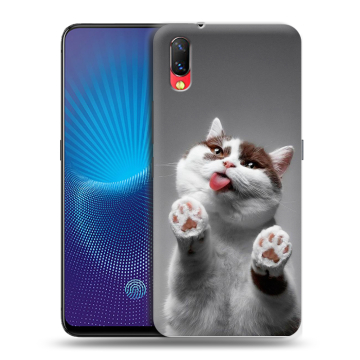 Пластиковый чехол на Vivo NEX с принтом Коты