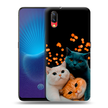 Пластиковый чехол на Vivo NEX с принтом Кошки
