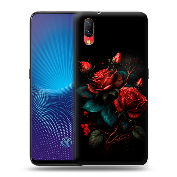 Пластиковый чехол на Vivo NEX с принтом Розы красные
