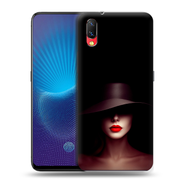 Пластиковый чехол на Vivo NEX с принтом Девушка в шляпе
