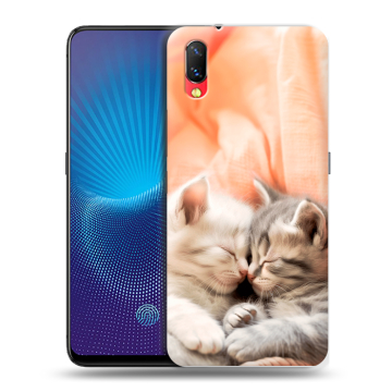 Пластиковый чехол на Vivo NEX с принтом Котята
