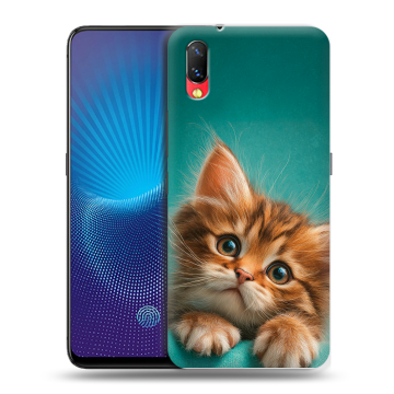 Пластиковый чехол на Vivo NEX с принтом котенок